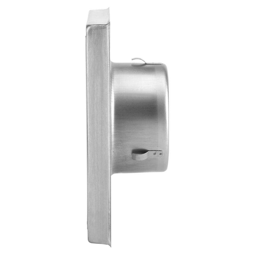 95mm Stainless Steel Wall Air Vent Square Tumble Dryer Extractor Fan Outlet