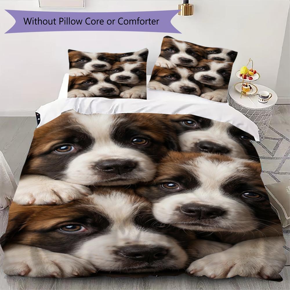

Charlie Pattern Bedding uilt Set uilt Cover Pillowcase Home Decoration Birthday Gift (1 * duvet cover + 2 * pillowcase without core)93 135x200cm