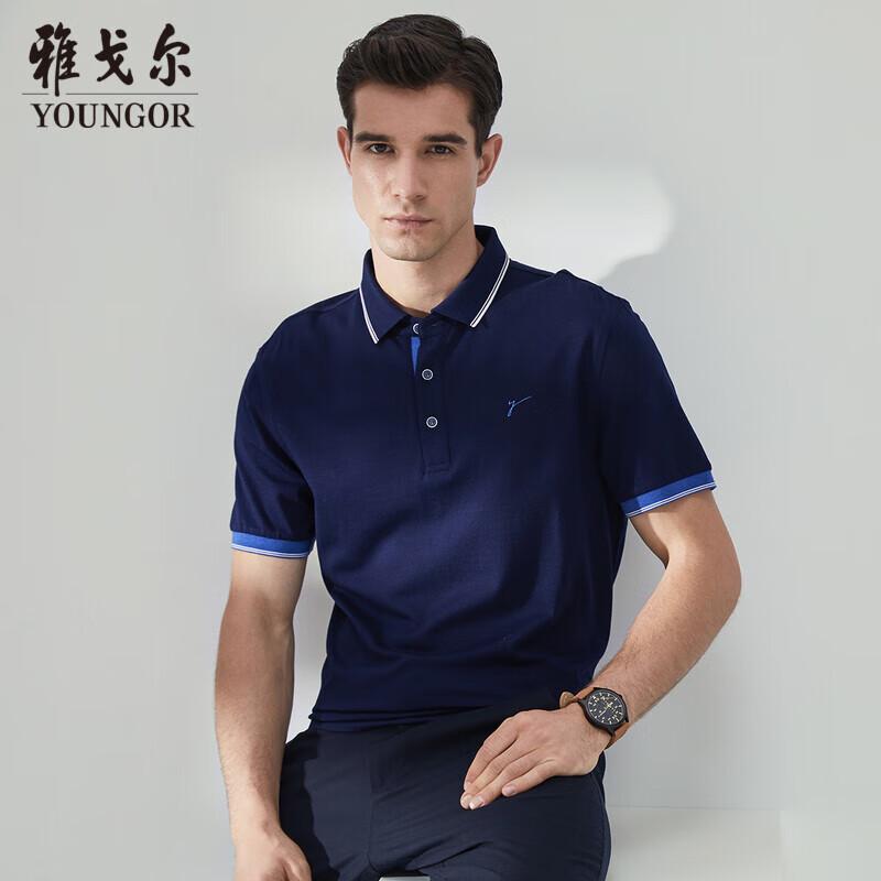 YOUNGOR Men s Short-Sleeve Casual T-Shirt XXL