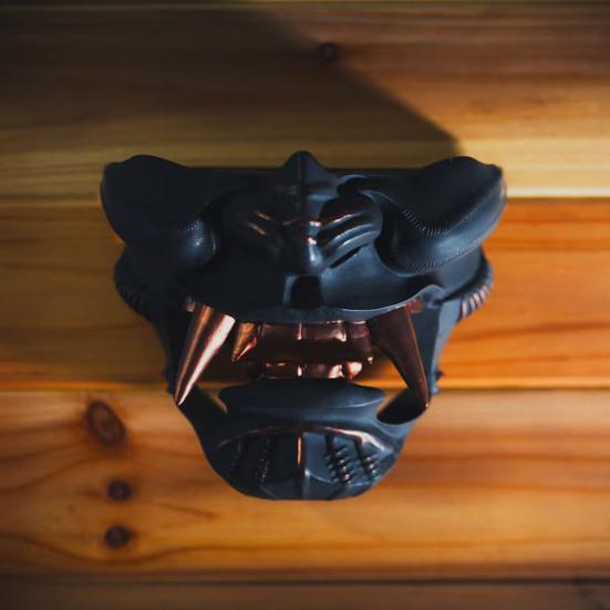 Samurai Cutter Holder Wall Mounted Cutter Stand Retro Decorative Japanese Cutter Holder for Samurai Culture Enthusiasts Home Office