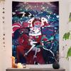 Animated Musical H-Hazbin Hotel Tapestry Art Printing Japanese Wall Tapestry Anime Wall Hanging Home Decor
