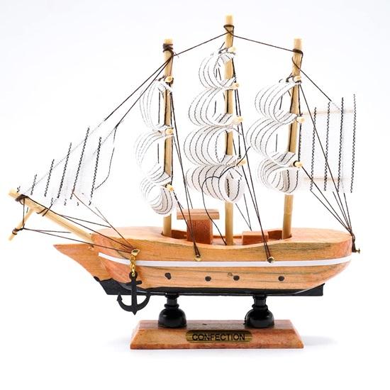 Sailing Ship Best Showpiece for Office and Home Decorative Wood Sailing Ship Nautical Showpiece
