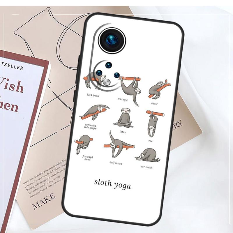 Sloth Animal Cute Case For Honor Magic 5 6 7 8 Pro X9a X9b X9c X9d X8b X8c Win RT 50 70 90 200 400 Lite Cover