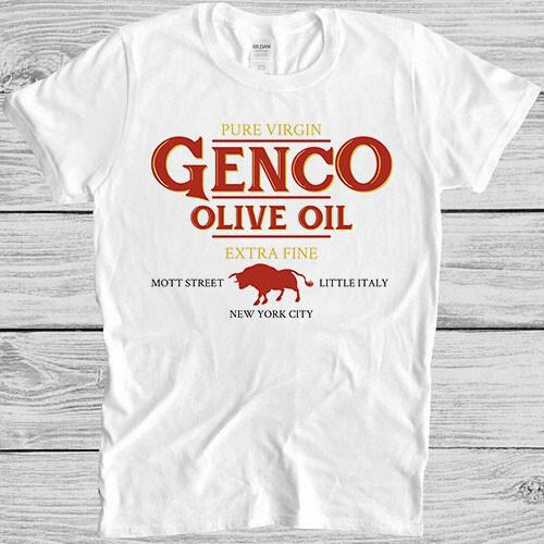 Genco Olive Oil Godfather Extra Virgin Retro Funny Meme Gift Tee T Shirt M1205 S
