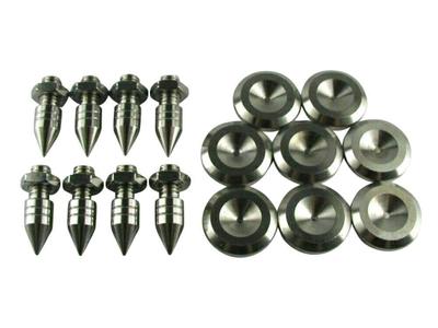 Insulator Speaker Spikes Silver Stainless Steel E Set of 8 MG-M