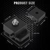 Universal Quick Release Bracket Hood Led Ditch Pods Work Cube Lights Mount Holder for SUV 4X4 Offroad Cars Adjustable Black