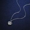 Neue Echte Moissanite Herz Anhänger Halskette VVS1 D Farbe Reinem S925 Sterling Silber Edlen Schmuck Geschenk für Frauen