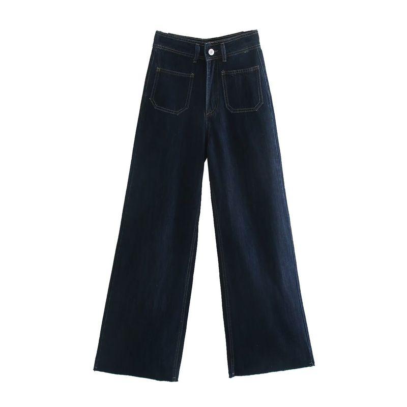 

Kaslead New Arrival Nautica Style Patch Denim Dark blue XS
