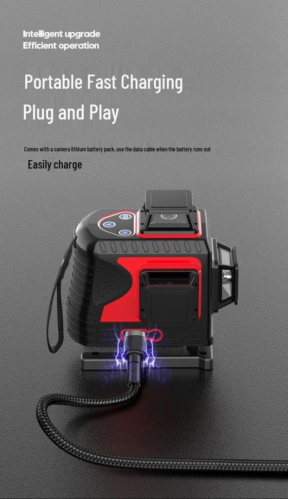 High Precision Infrared 12-Line Self-Leveling Green & Red Outdoor Laser Level