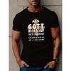 Europese maten Toen God Mij Schiep Heren T-shirt met Korte Mouwen Zomer Top