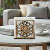 Sunflower Decorative Napkin Holder with Stable Base Easy To Install Kitchen Countertop Free
