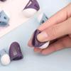 Sewing Thimbles Anti-slip Finger Cover Silicone Sewing Finger Tips Hollowed Protector Sleeve DIY Hand Cross-stitch Sewing Tools
