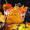 5Pcs Halloween Themed Cookie Cutter Set Halloween Biscuits Molds Set Eerie Specters Shape Biscuits Silicones Molds