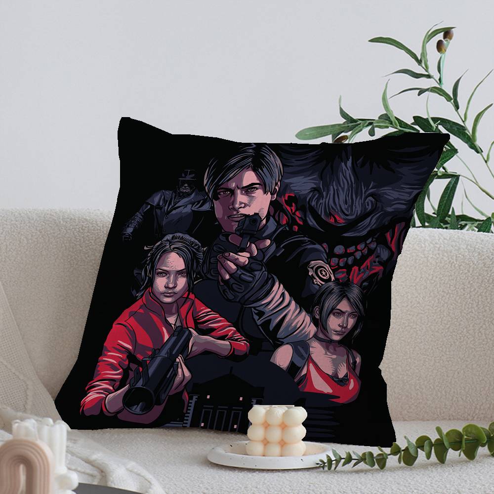 Hot Game R-Resident E-Evil Pillow Gift Home Office Decoration Bedroom Sofa Car Cushion Cover Case 45x45