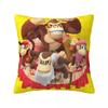 Donkeys Kong Bananzas Pillow Case Cushion Cover Polyester Graphic Pillow Cover Morden Pillowcases For Sofa Home Decorative