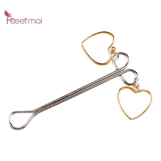 Breast Clamp Clip Comfortable Long Metal Love Heart Shape Breast Lifespan