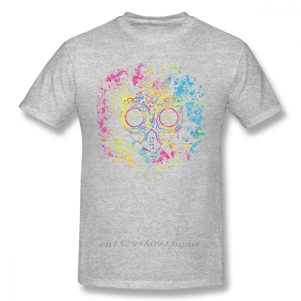 Majoras Mask T Shirt Majoras Mask T-Shirt Short-Sleeve Beach Tee Shirt Male Printed Awesome 100% Cotton Tshirt S