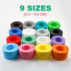 SW 16 Colors 7.0CM Silicone Cup Cover Stripes Non-slip Heat  For Glass Cup Sleeve 70MM Insulated Water Bottle Cup Sleeve