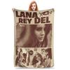 Lana Del Rey Tour Plüschdecke Tolle Überwurfdecken für Sofa Bettwäsche Wohnzimmer 200x150cm Tagesdecke,