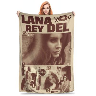 Lana Del Rey Tour Plüschdecke Tolle Überwurfdecken für Sofa Bettwäsche Wohnzimmer 200x150cm Tagesdecke,