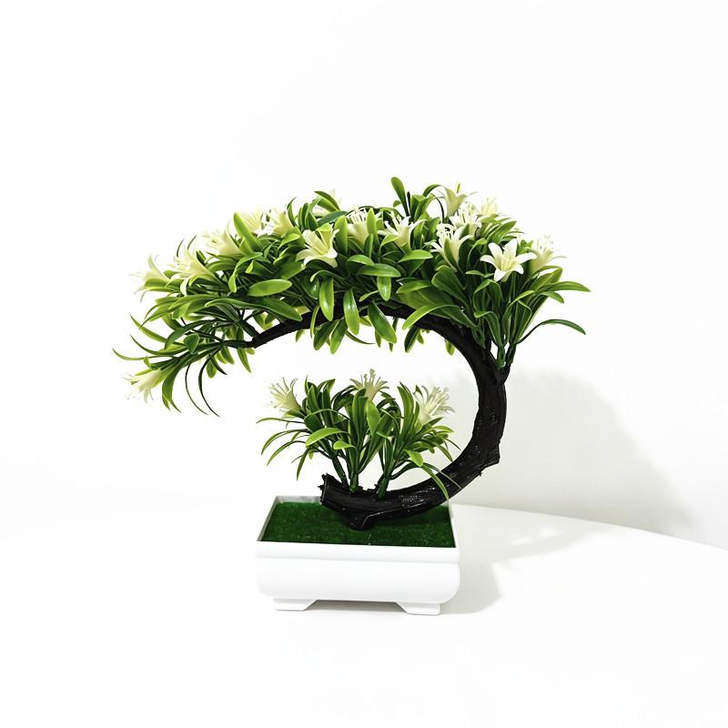 Lily Plant Artificial 3d Plastic Tabletop Decor For Home Office And Wedding Arrangements
