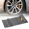Tapis de stationnement antidérapant pour garage Choc de roue automatique Butée de positionnement Tampons Aide au stationnement de garage Bouchon de pneu automatique Accessoires de stationnement