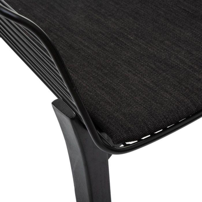 Fauteuil Relaxation - ATMOSPHERA - Alby - Avec accoudoirs - Tissu - Noir