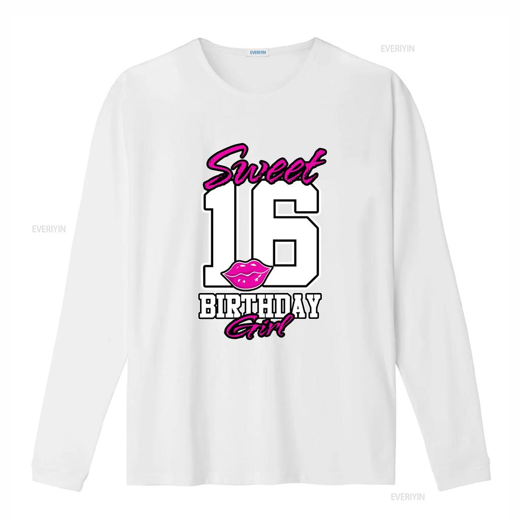 Sweet Sixteen Birthday for T Shirtnagers th B Day shirt vintage Washed Casual Top For Everyday Wear Comfortable Breathable