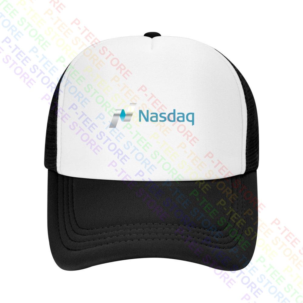 Nasdaq Logo Stock Market Investor Trader 01 Baseball Cap Snapback Caps Knitted Bucket Hat