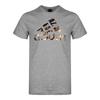 Bos Foil Camo Crew Neck Logo Short Sleeve T-Shirt Men T-Shirts Gray DI0313