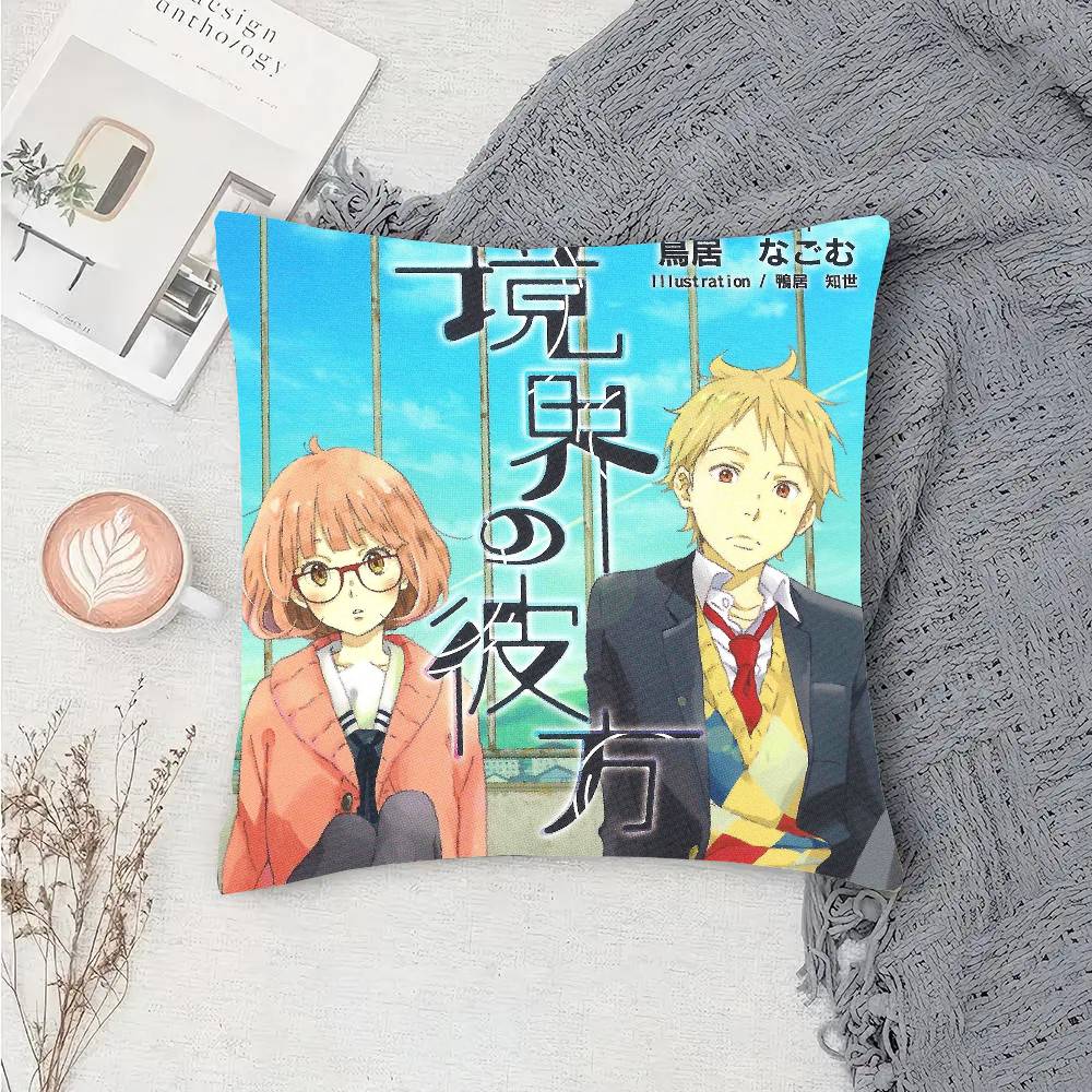 

Beyond The B-Boundary Anime Pillow Case Sofa Cushion Cover Room Home Decoration 12x12Inch