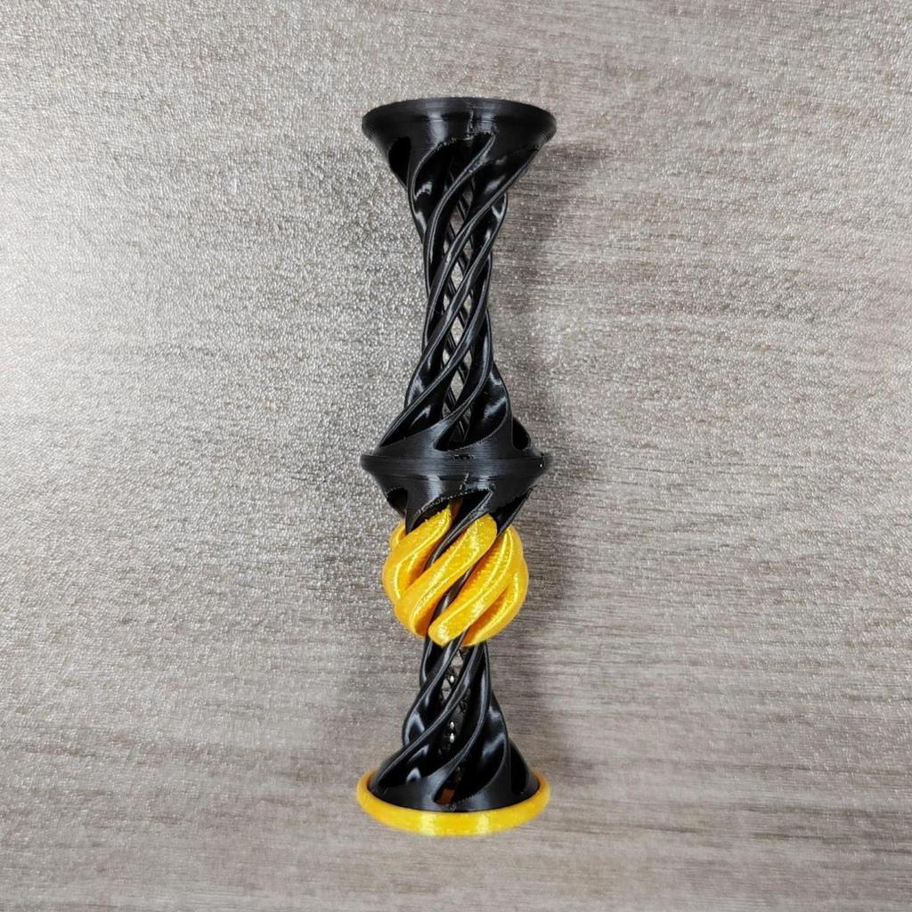 3D Print Spiral Stress Relief Toy Elastic Popping Design For Office Adult and School Student Fun Entertaining Gift