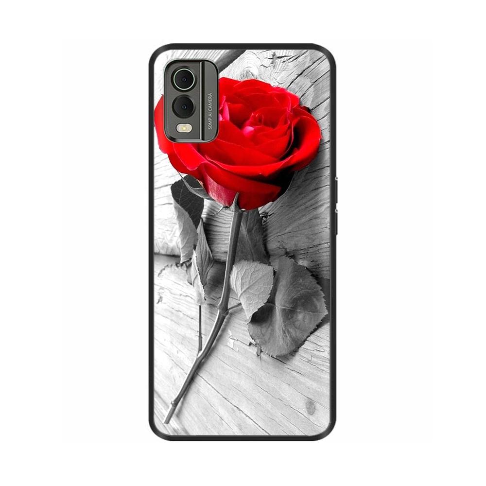 

Чохол для телефону Nokia C32 Case 2023 ТПУ Розфарбований М який силікон Чорний бампер Coque для Nokia C32 C 32 4G NokiaC32 Чохли Ударостійкий Nokia C32