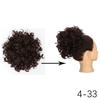 MISSQUEEN Hair Bun Synthetic Elastic Drawstring Loose Wave Messy Curly Ponytail Hair Extensions Bun Hair Piece For Women Daily Wear