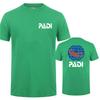 Potápěč Padi Tričko Unisex Ležérní Bavlněné Krátký Rukáv Vrcholy Lh373