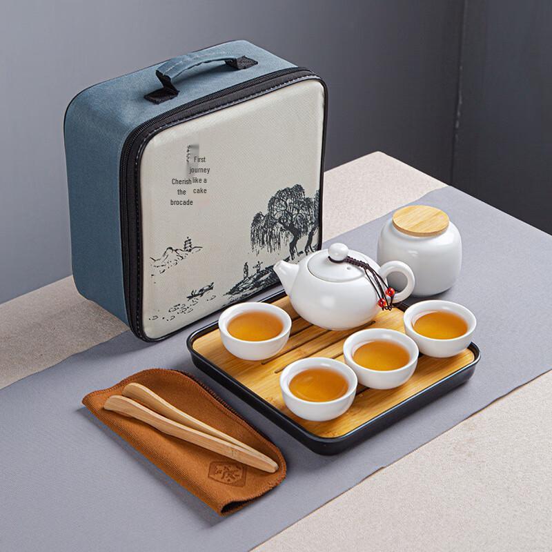 Dayunyao Portable Kung Fu Ceramic Tea Set Gift Box