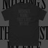 Nichts Falsches Nur Mein Gesicht T-Shirt Schwarz auf Schwarz Nu Goth Emo Grunge Unisex T-Shirt