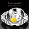 ZISIZ Stainless Steel Round Plate