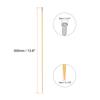 2/4Pcs Aluminum Knitting Needles 3-10mm Single Pointed Knitting Needle 13.8" Length Metal Weaving Tool for Handmade Projects DIY
