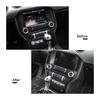 Inner Central Control Panel Decor Cover Trim Carbon Fiber For Ford Mustang 2015+