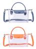 Modische Schultertasche aus klarem PVC - Trendige Jelly Crossbody-Tasche