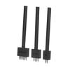 3Pcs Leather Perforated Tool Black Tooth   Quick Easy   Leather Craft Tool Kits