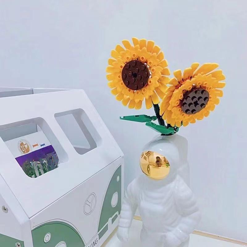 Schöne Tulpen-Bausteine Kompatibel mit Buntes Blumen-Geschenkset für Alle Altersgruppen