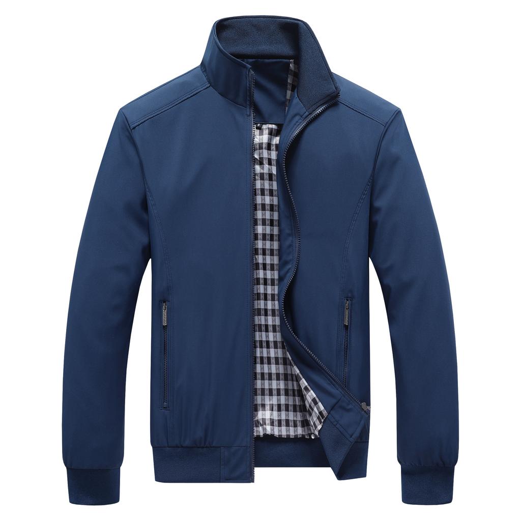 Men Spring Autumn Plus Size Jacket Casual Sport Windbreaker