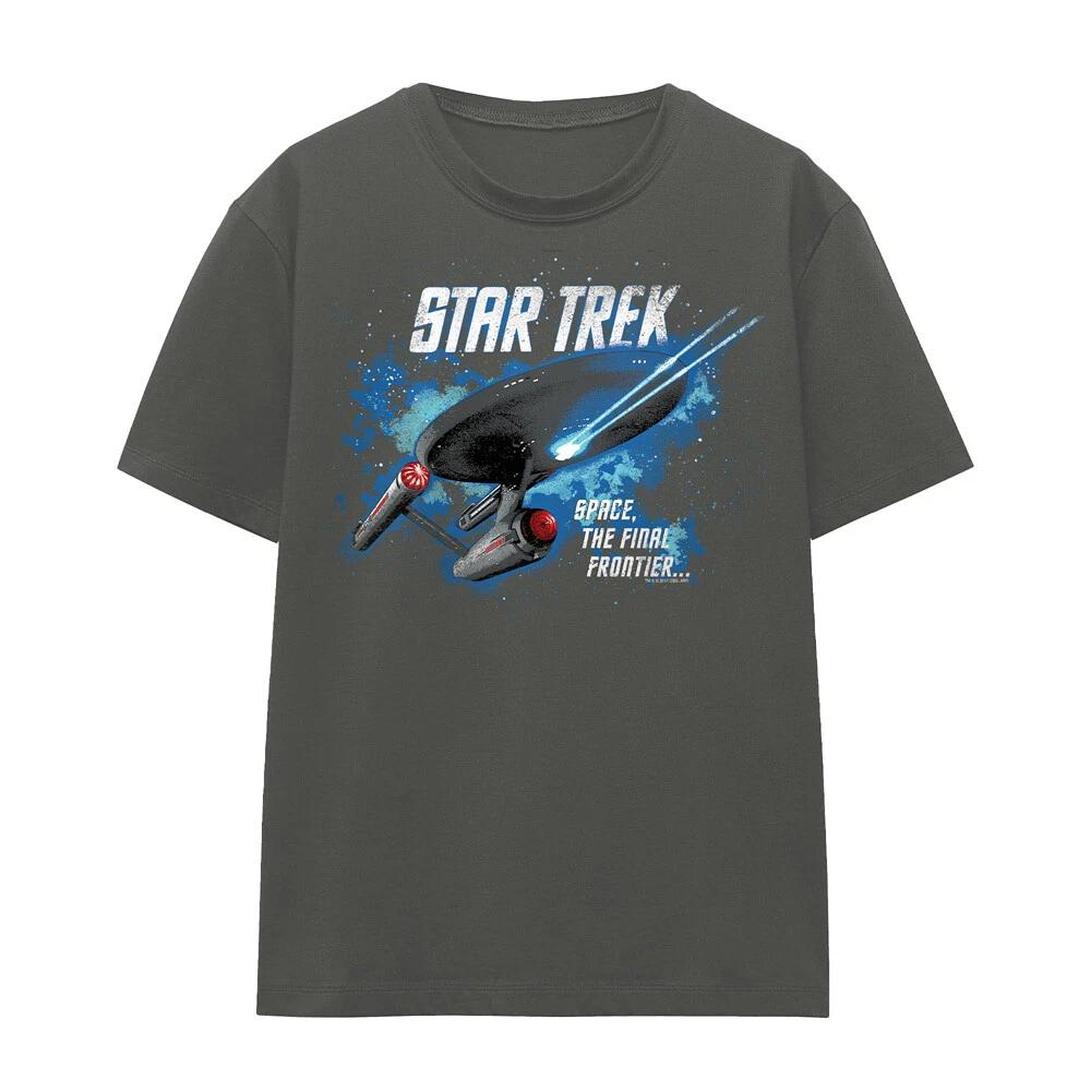 Женская футболка Star Trek The Final Frontier S-2XL, Угольный L