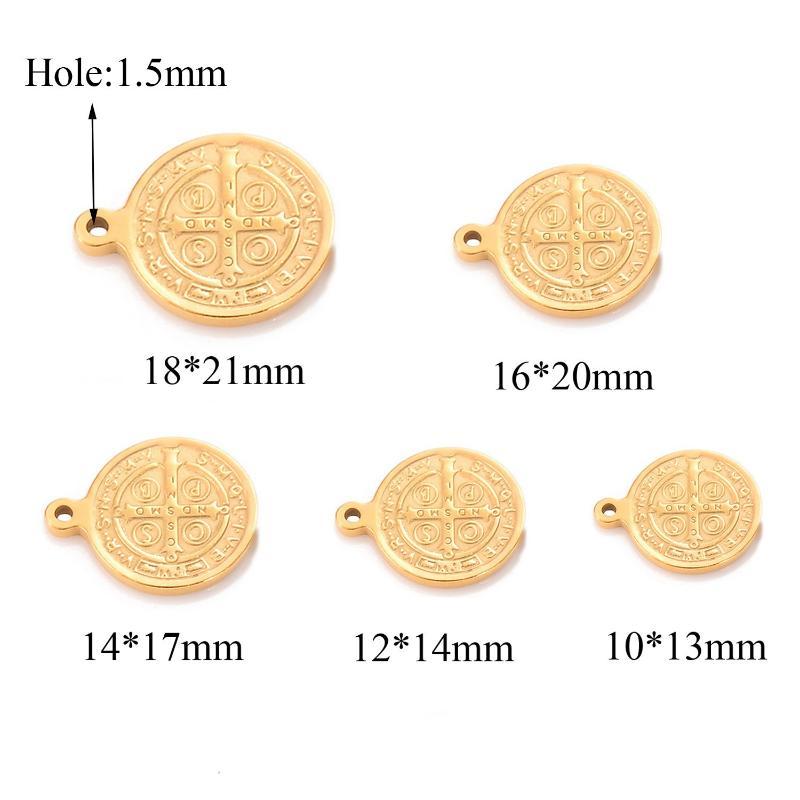 2Pcs Religious Stainless Steel  Mary   Charm Pendant Diy For Jewelry Makings Connectors Accessories