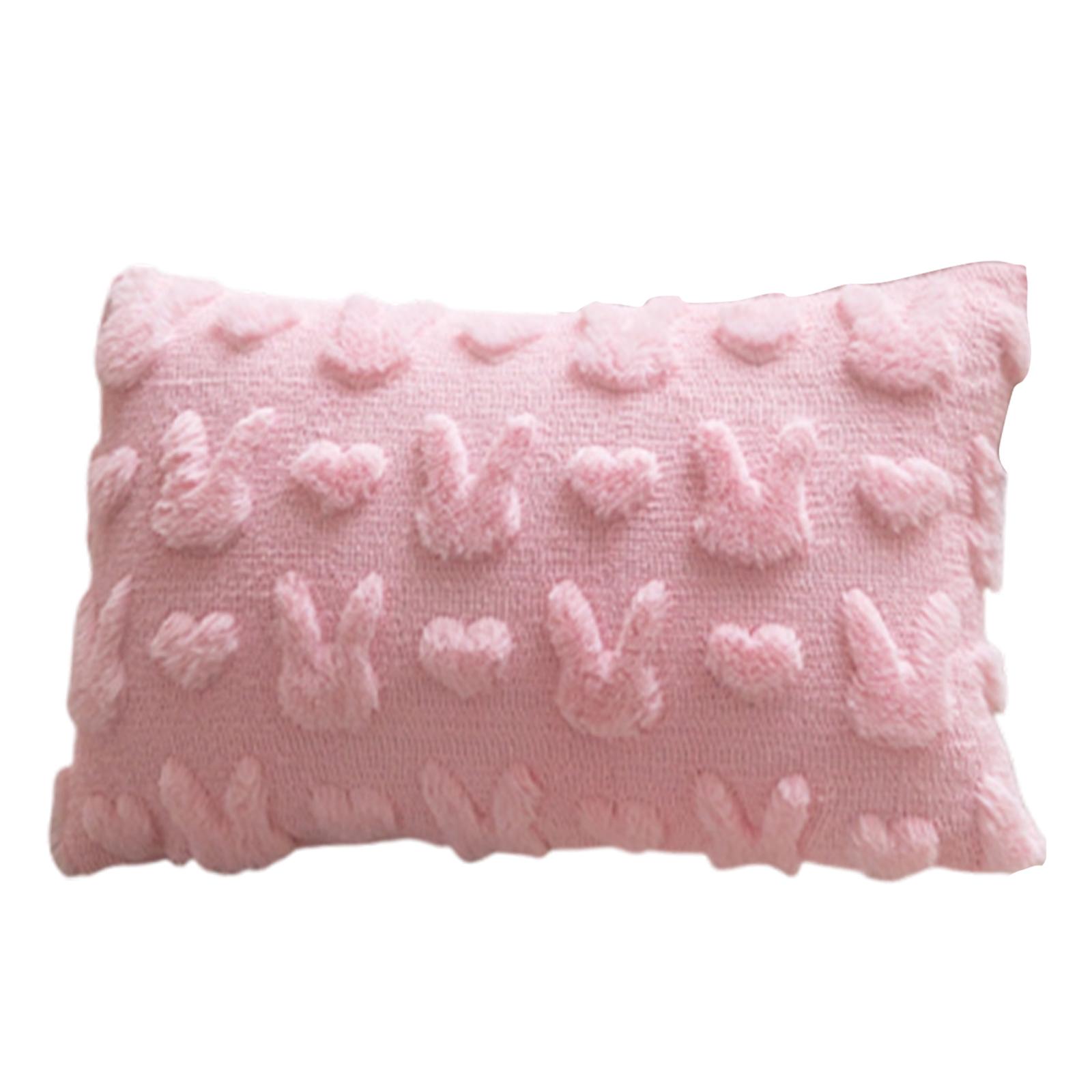 

Easter Bunny 3d Embroidered Tufted Pillowcase For Living Room And Bedroom, Removable And Washable Pillowcase One Size