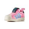 Adidas Originals Superstar 360 Casual Durable Non-Slip Low-Top Kids Skate Shoes Kids Sneakers Pink Blue BY9927