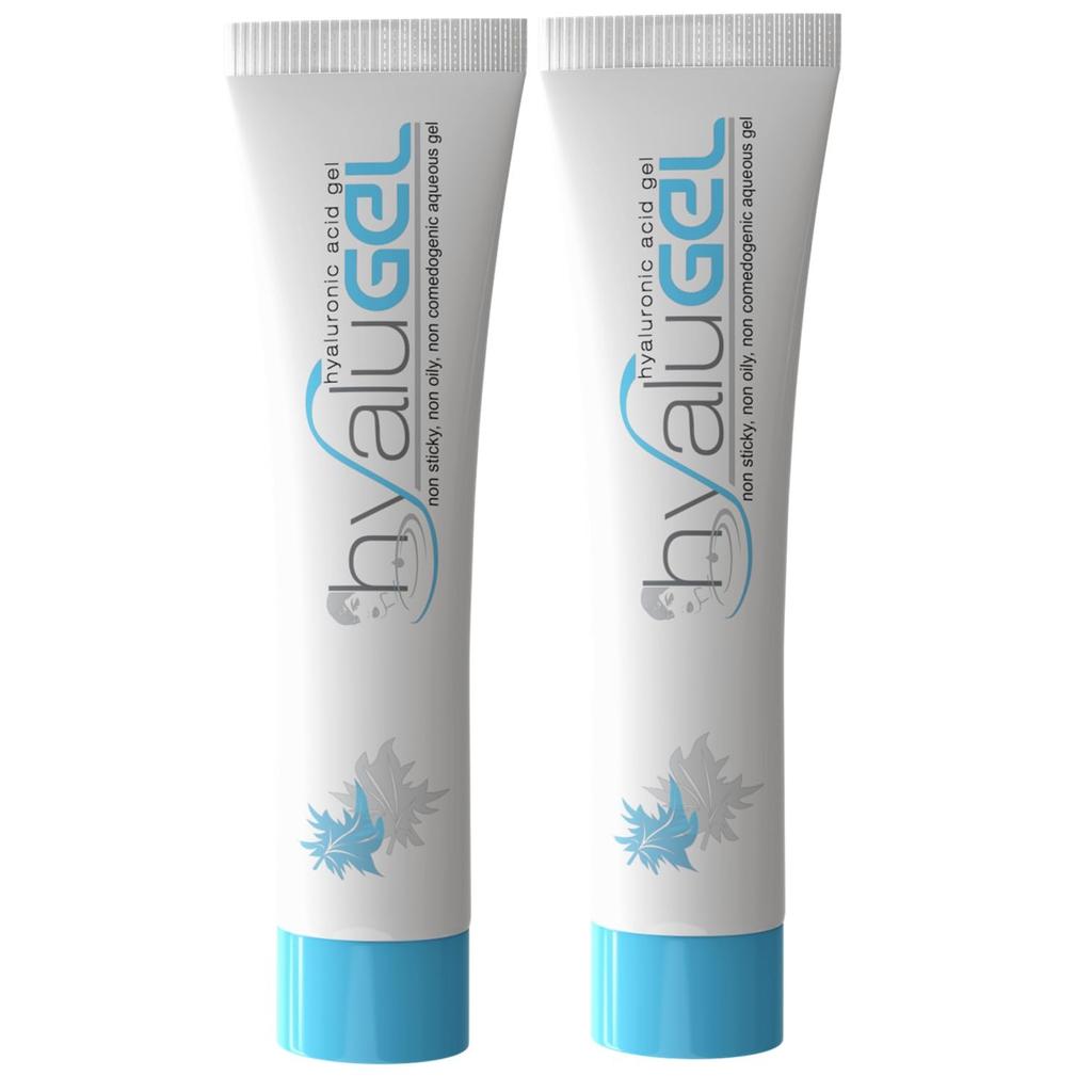 Hyalugel Hyaluronic Acid Gel Moisturizer And Conditioner For The Oily And Acne Prone Skin - Pack Of 2