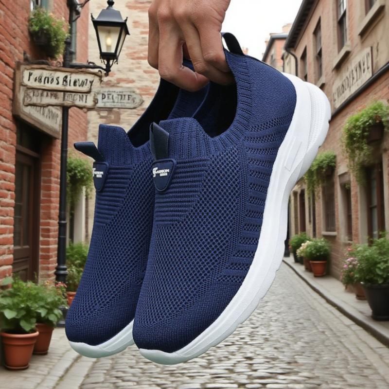 

Men s Soft Soled Walking Shoes New Lightweight Comfortable Classic Timeless Lazy People Be Used Outdoor Tennis Fitness Sneakers 39